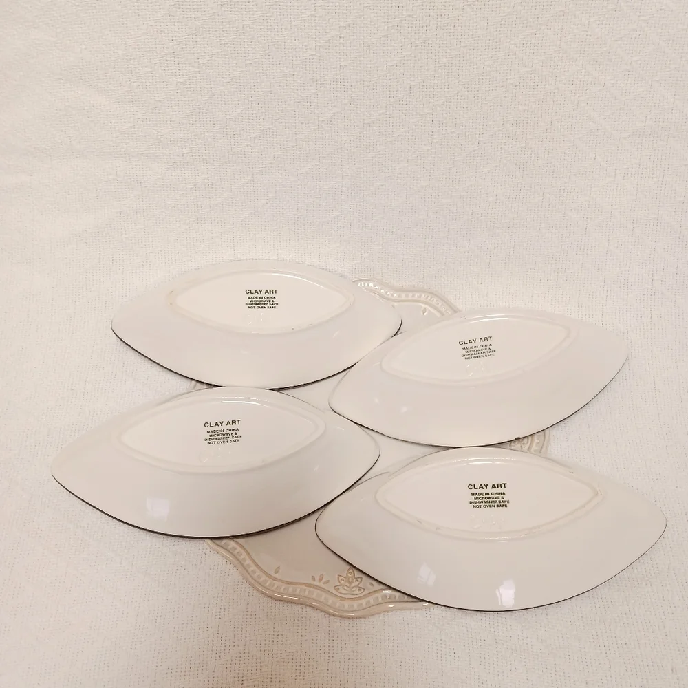 Ceramic Football Touchdown Dishes